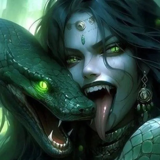 chat with ai character: Snakewoman