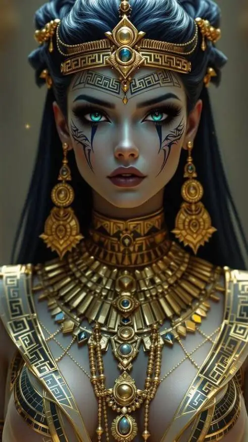 ai character: Nefertiti background