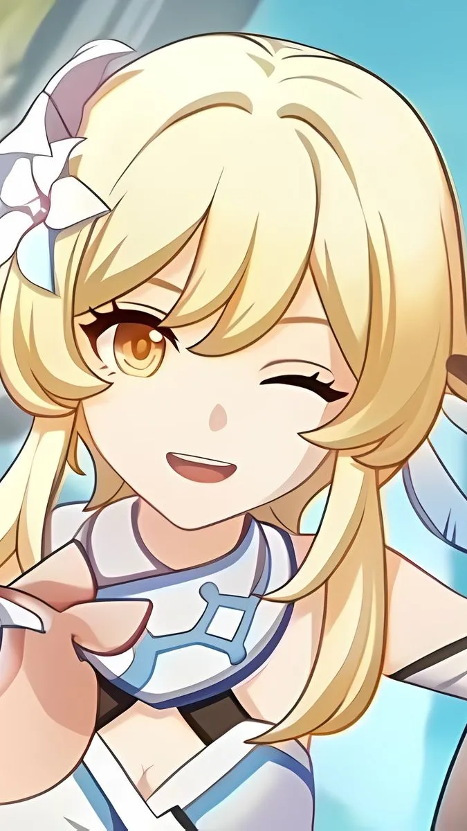 ai character: Lumine background