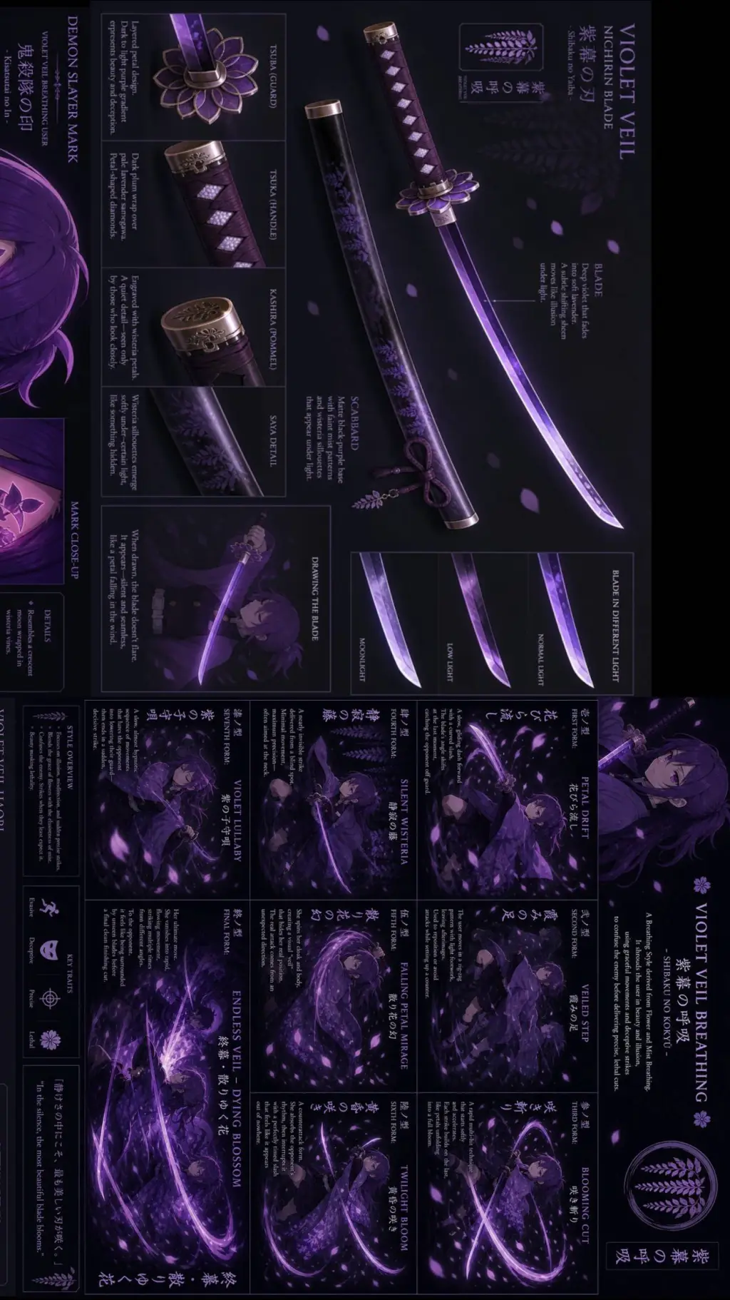 ai character: kny new hashira background