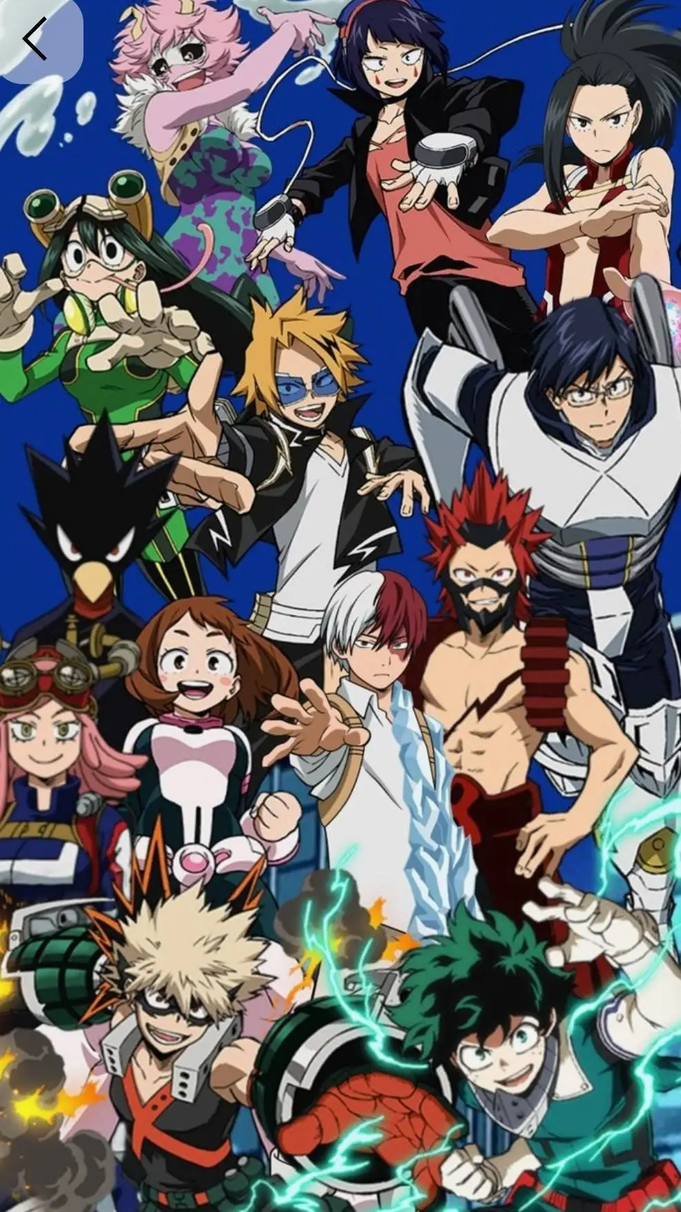 ai character: my hero academia  background
