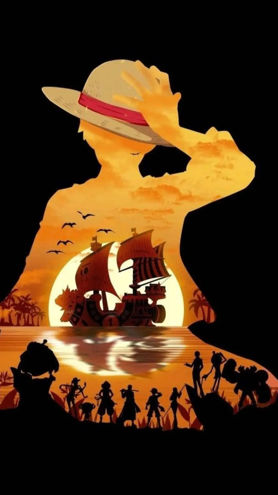ai character: ONE PIECE background