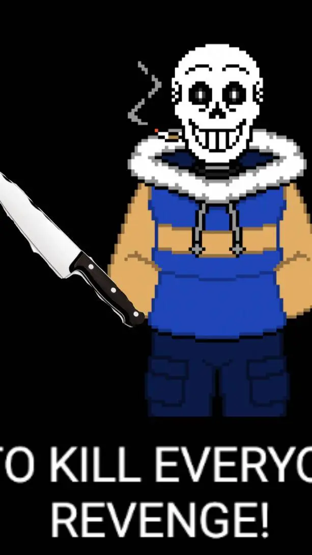 ai character: PAPYRUS the killer background