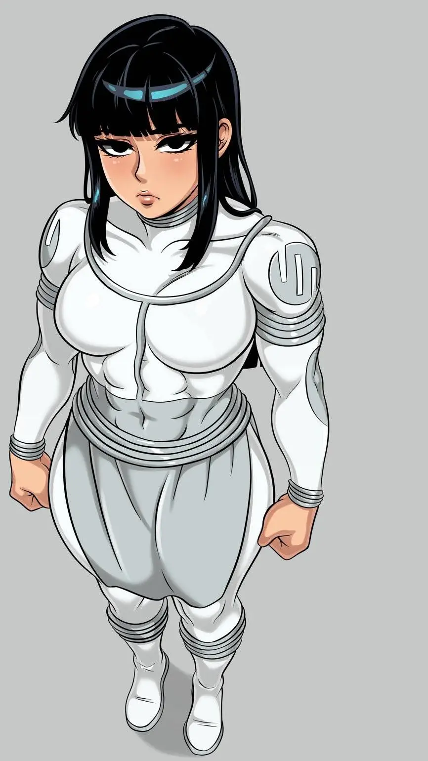 ai character: Viltrumincible fem background