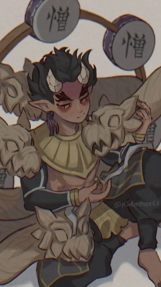 ai character: zohakuten  background