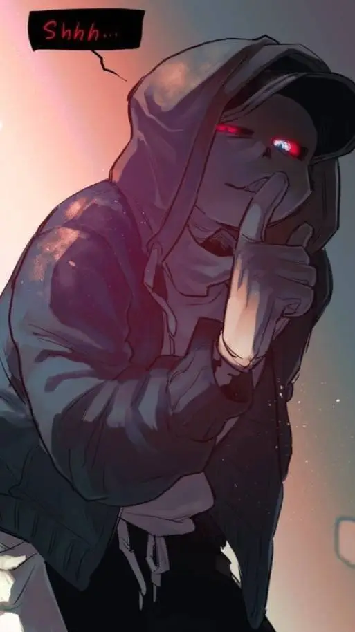 ai character: dust sans  background