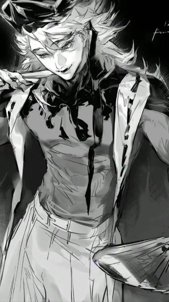 ai character: douma  background