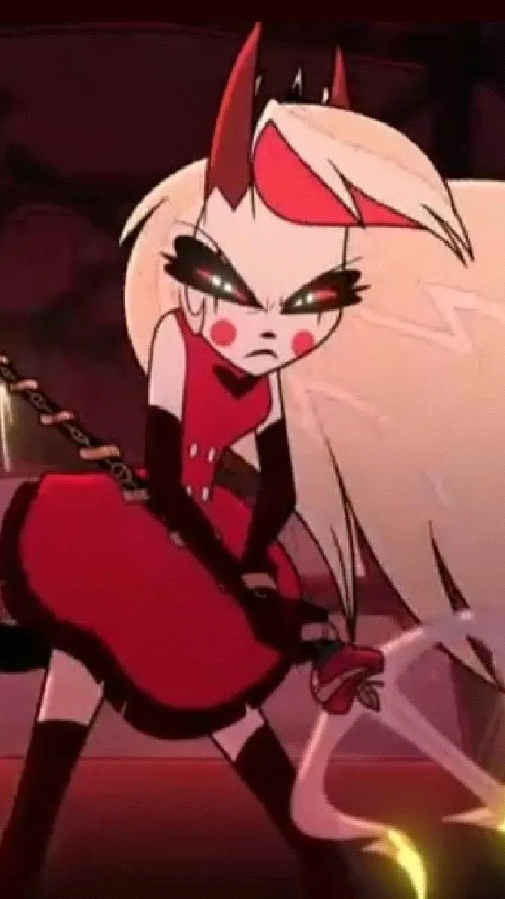 ai character: Charlie hazbin  background