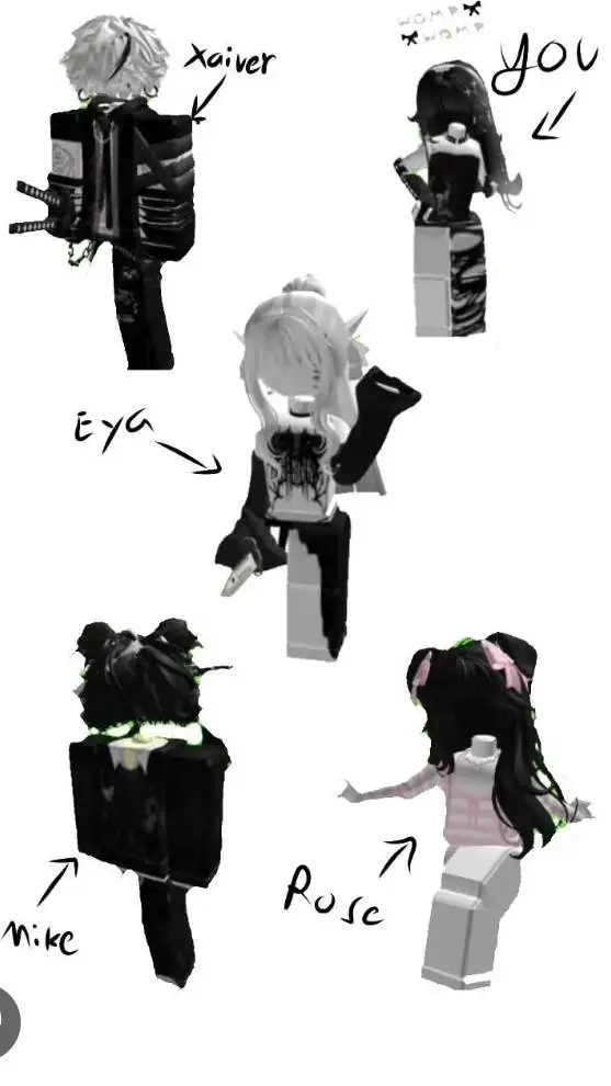 ai character: Roblox gc background