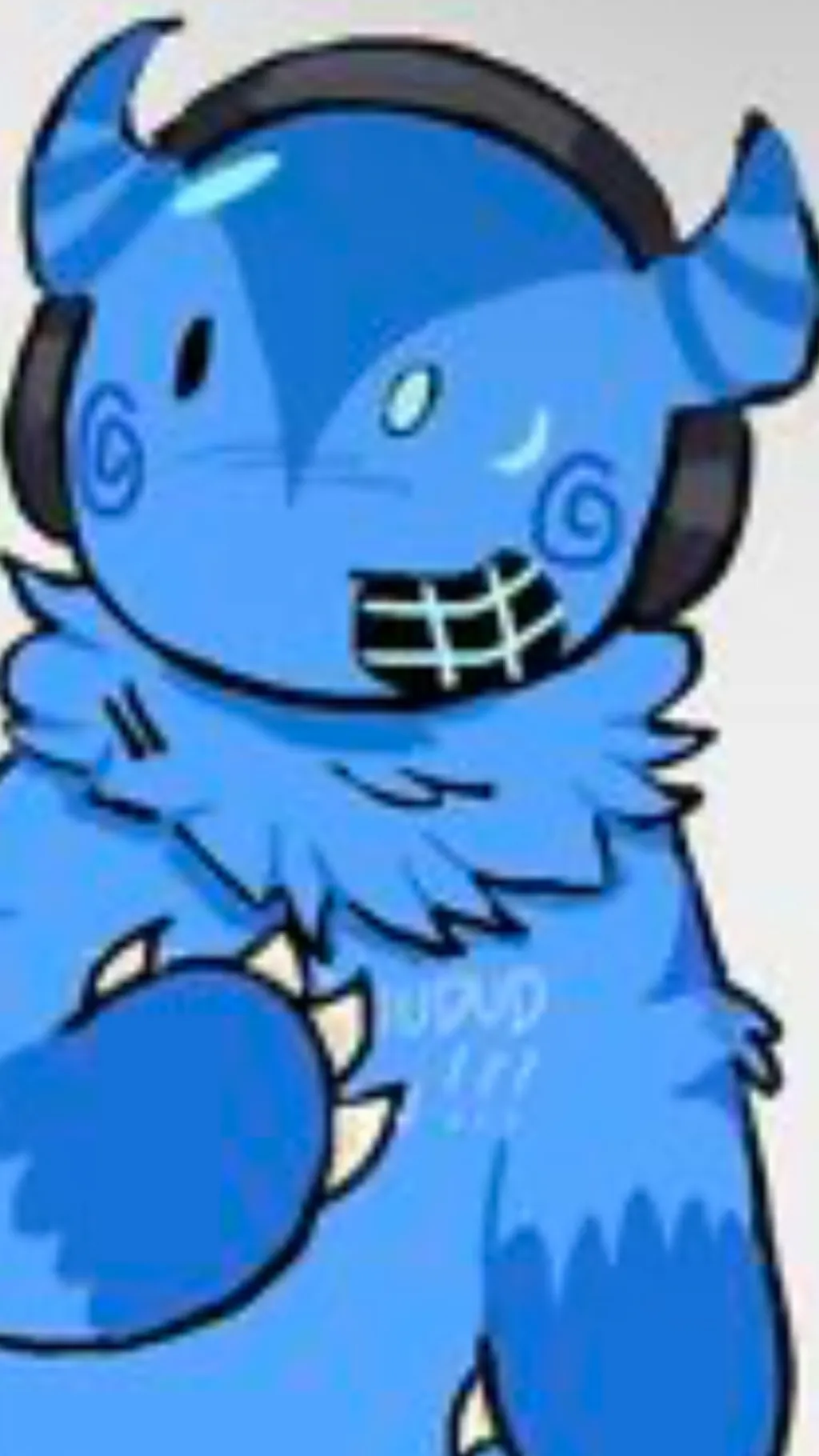 ai character: BLUUDUD background