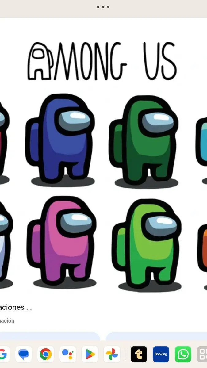 ai character: AMONG US background