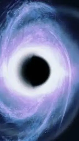 ai character: White hole background
