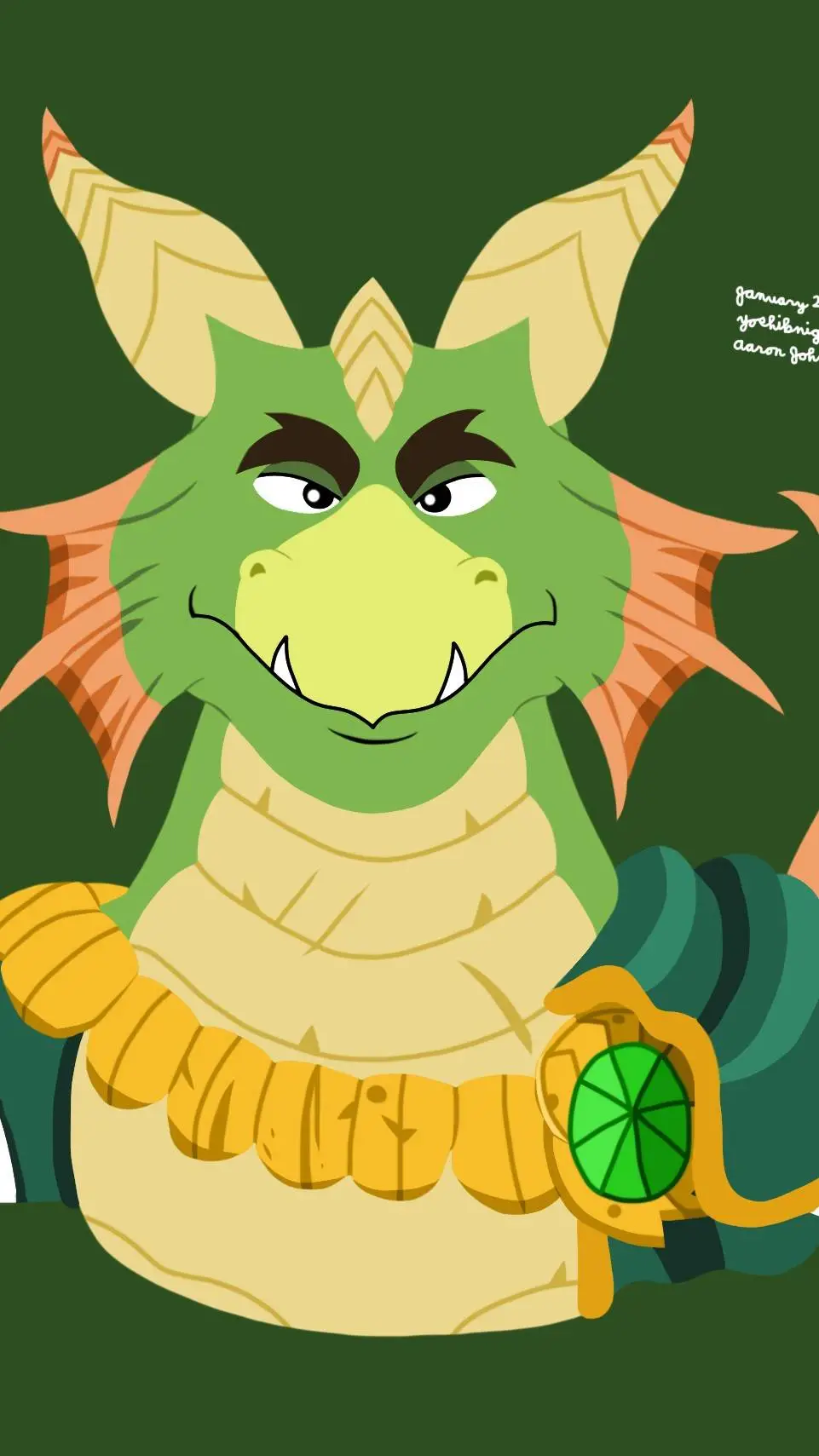 ai character: Nestor The Dragon  background