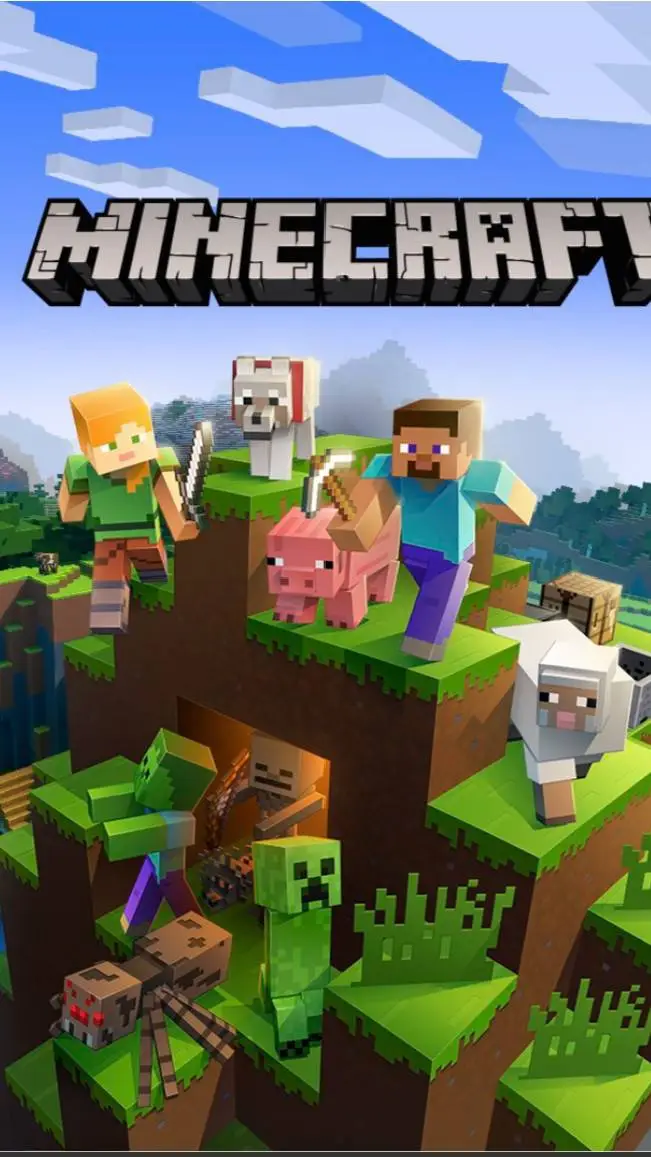 ai character: Minecraft part 3 background