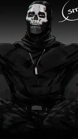 ai character: Ghost & König background