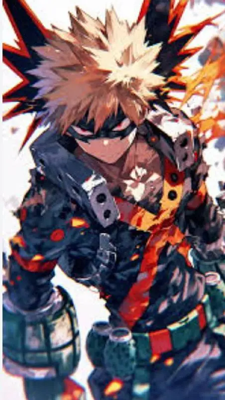 ai character: katsuki bakugo background