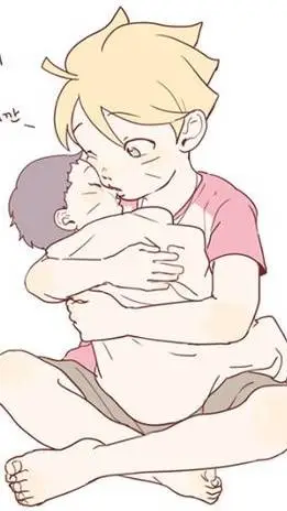 ai character: boruto baby background