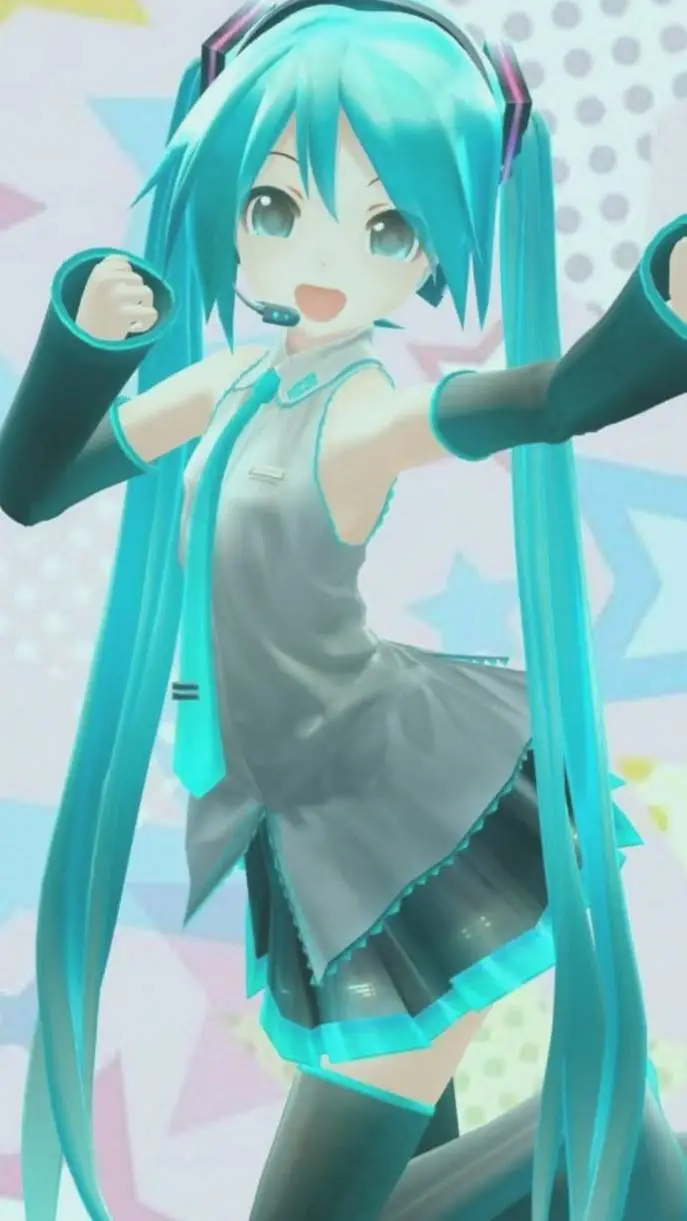 ai character: Hatsune Miku background