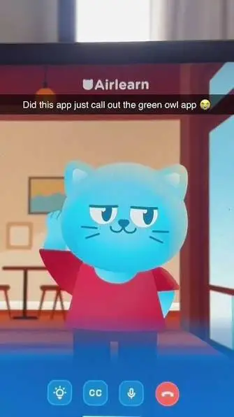 ai character: airlearn cat 😜💀🔥 background