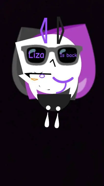 ai character: Liza,Emojicat background