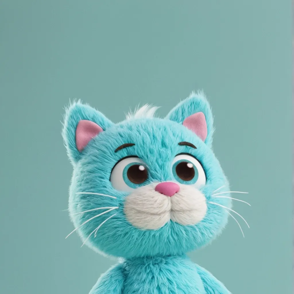 chat with ai character: Turquoise Cat