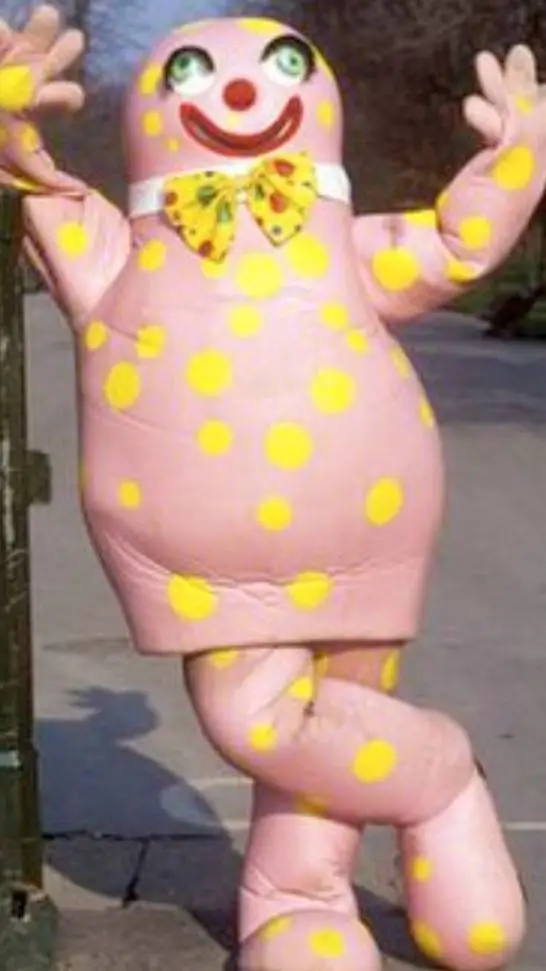 ai character: Mr Blobby background