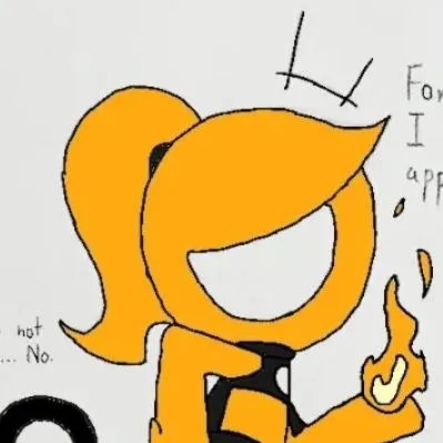 chat with ai character: Girl Stickman fire