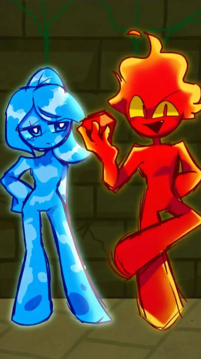 ai character: Fireboy&Watergirl background