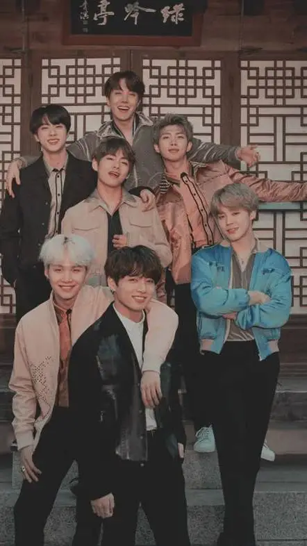 ai character: BTS  background