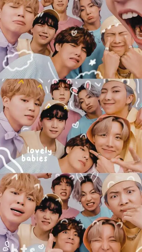 ai character: BTS  background