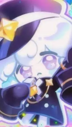 ai character: milky way cookie background