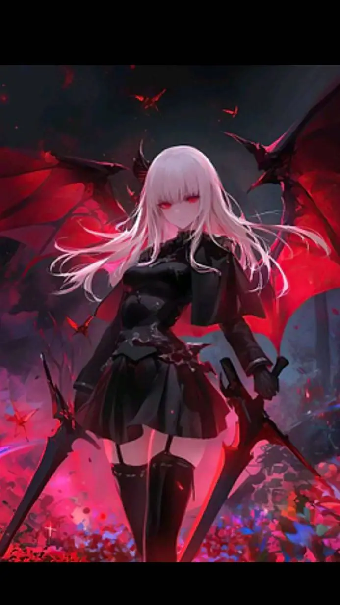 ai character: Hija de muzan  background