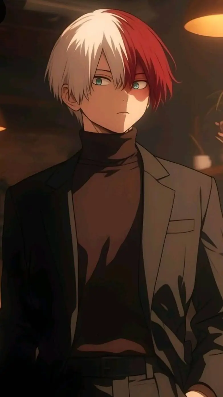 ai character: Shoto Todoroki  background