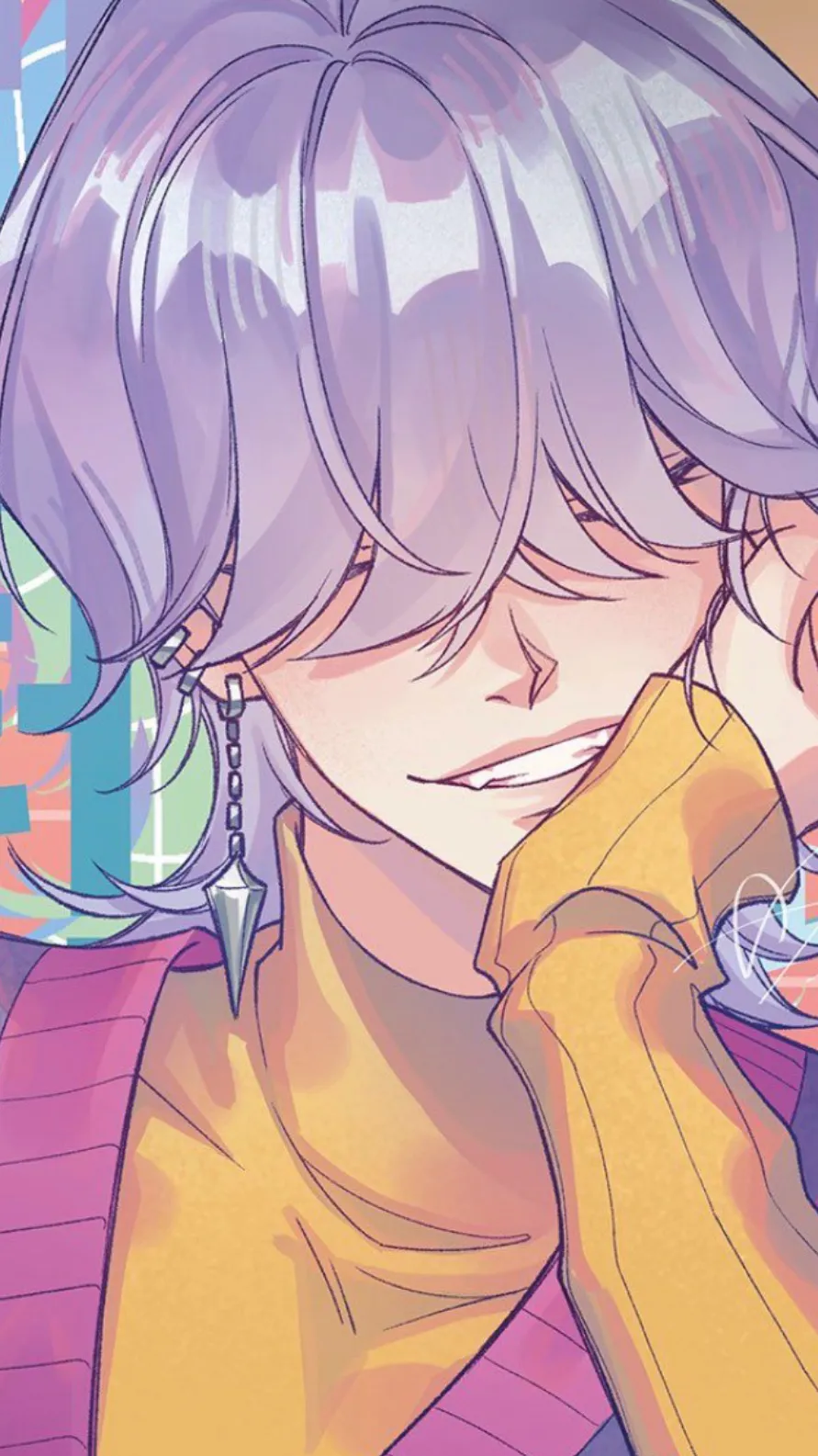 ai character: Mystery ꨄ background