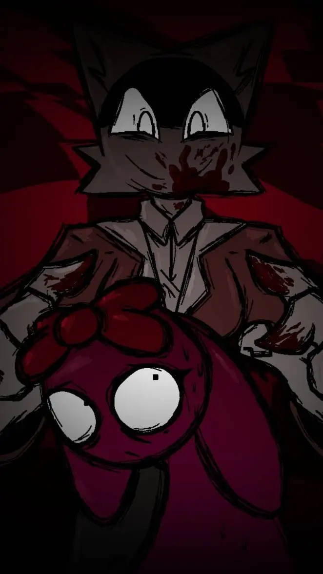ai character: pinky vs evil wend background