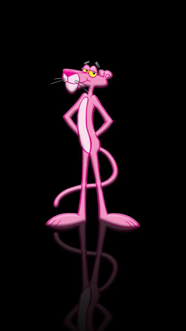 ai character: Pink panther  background