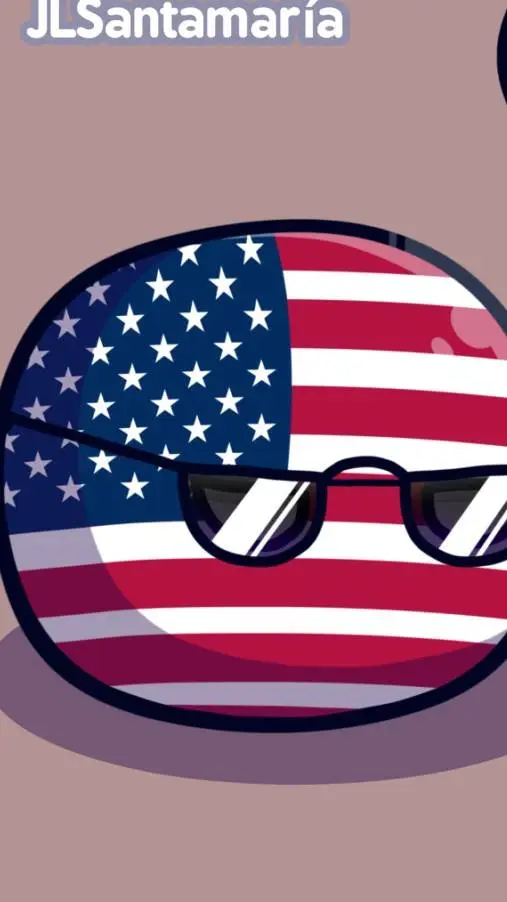ai character: CountryBalls X DW background