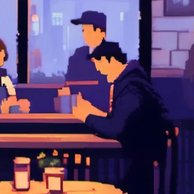 chat with ai character: Pizza place