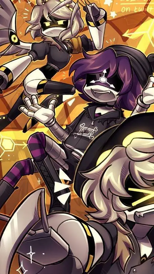 ai character: Z defiende a J background