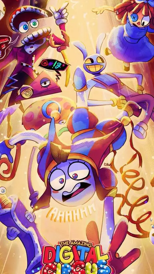 ai character: digital circus  background
