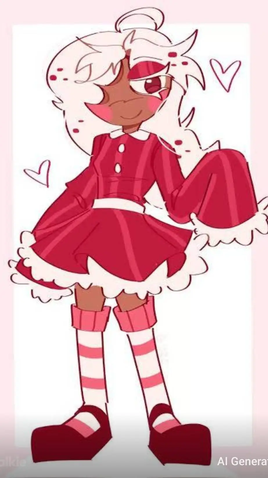 ai character: ginger background