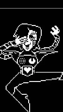ai character: Mettaton EX background