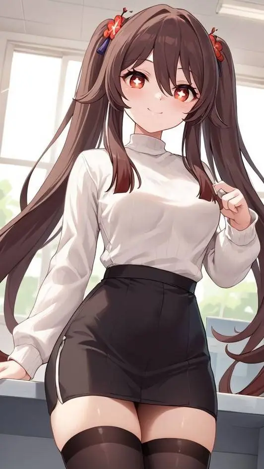 ai character: 🌺Hu Tao🌺 background