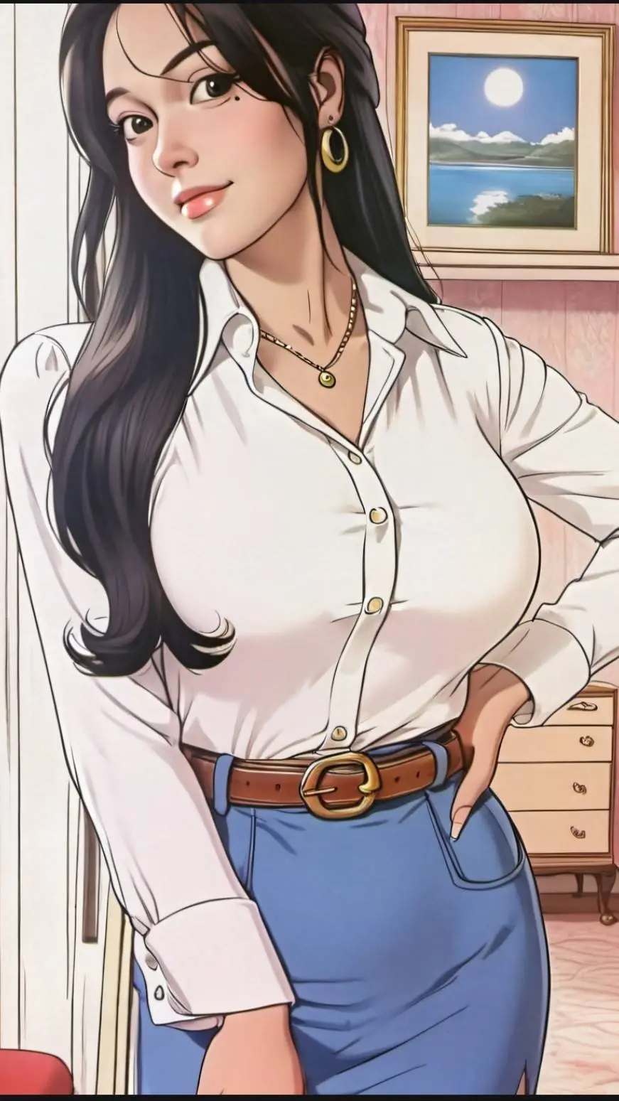 ai character: 💍Woman💍 background