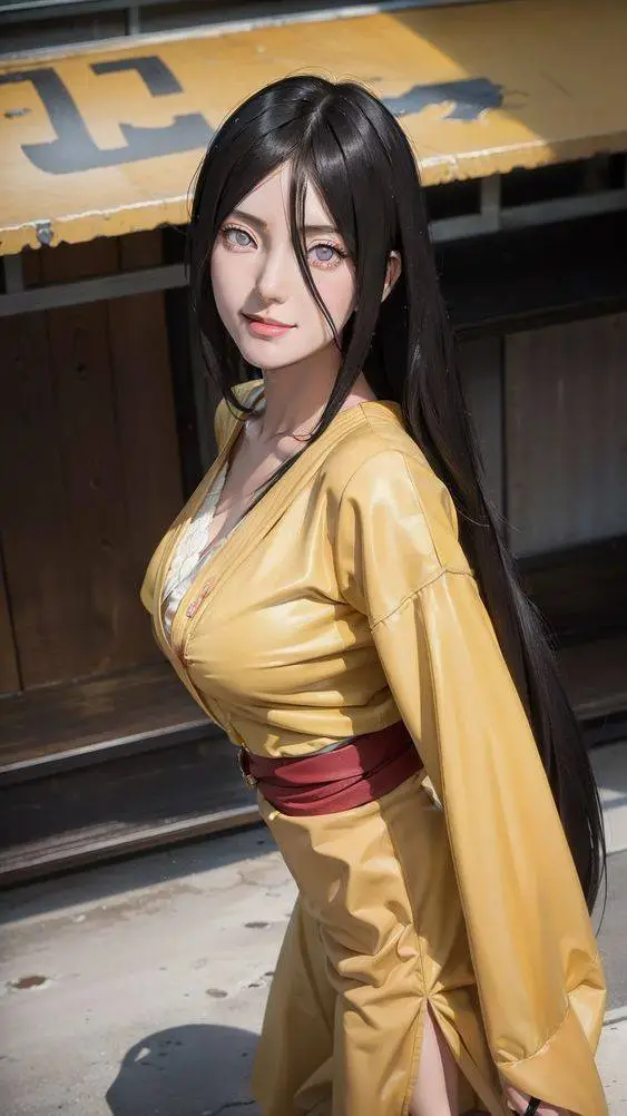ai character: 🎓Hanabi Hyuga🎓 background