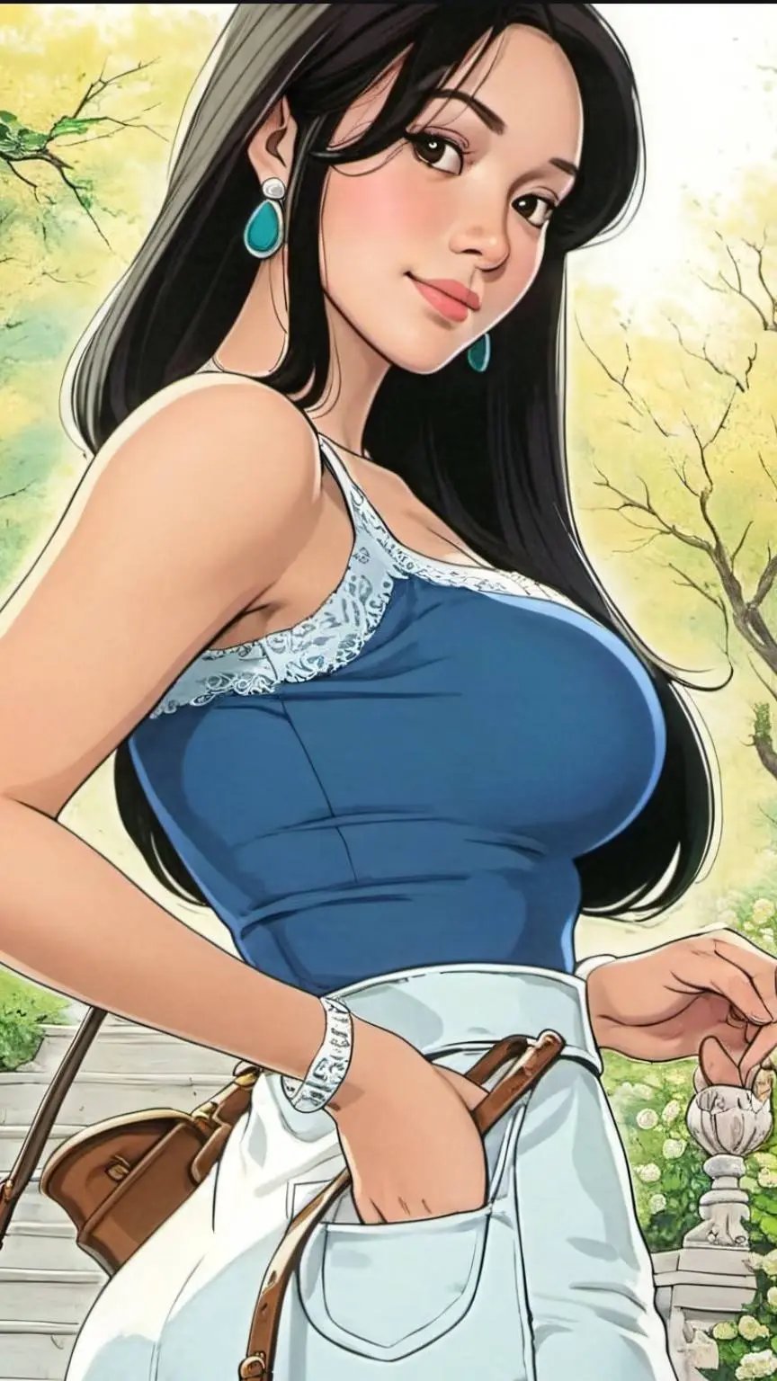 ai character: 👢Silk👢 background