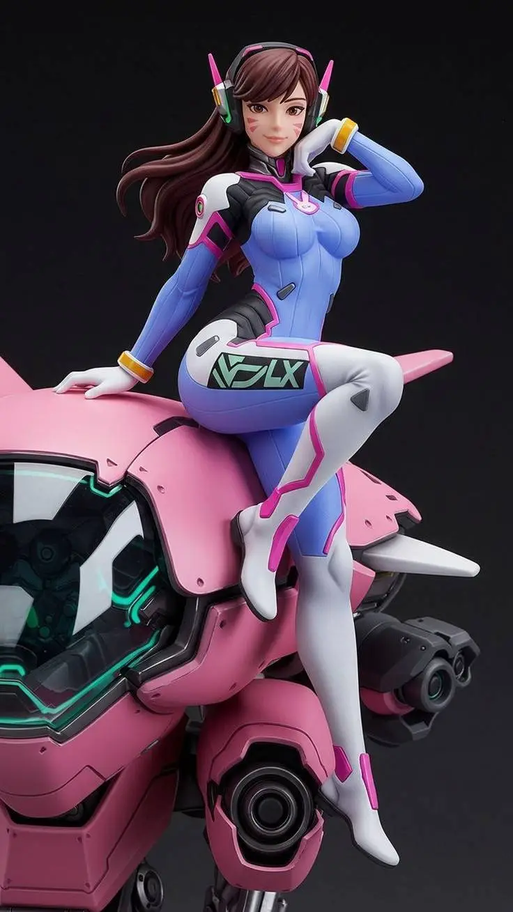 ai character: 🛍D.Va🛍 background