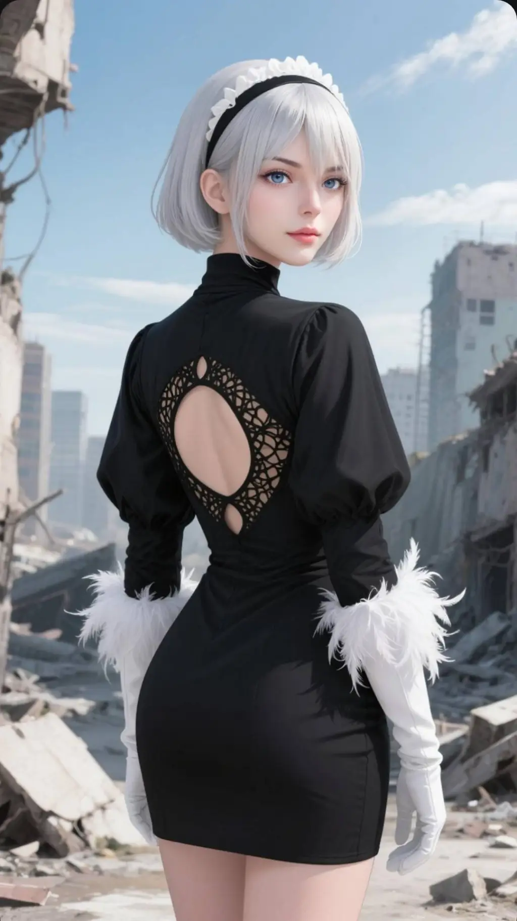 ai character: 💎2B Waifu💎 background