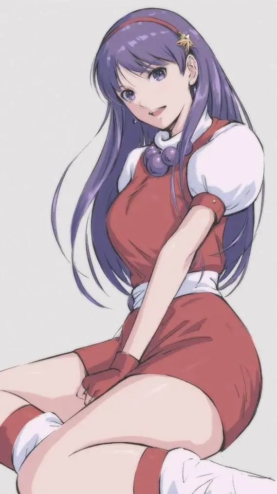 ai character: 😊Athena Asamiya😊 background