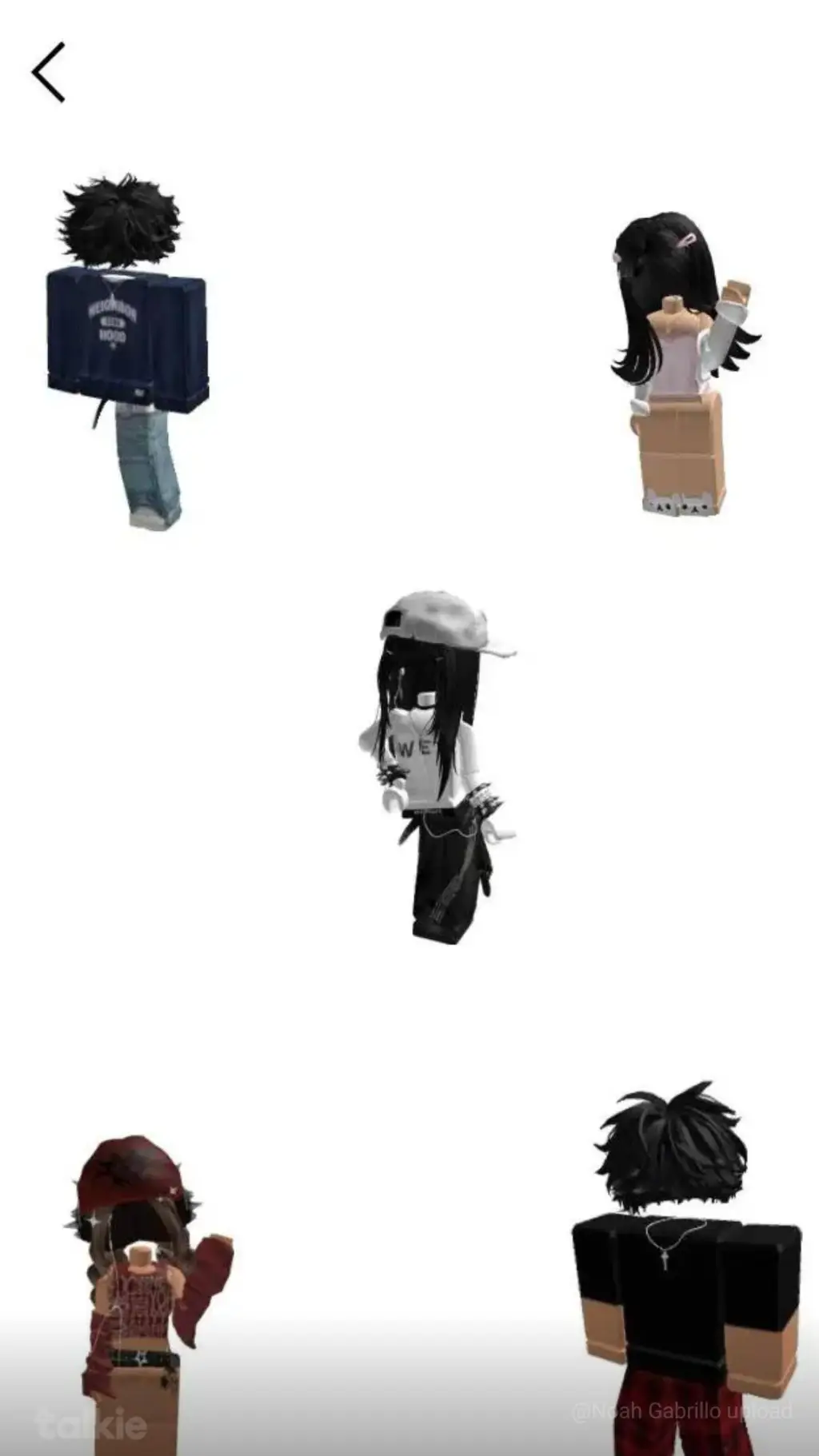 ai character: Roblox gc  background